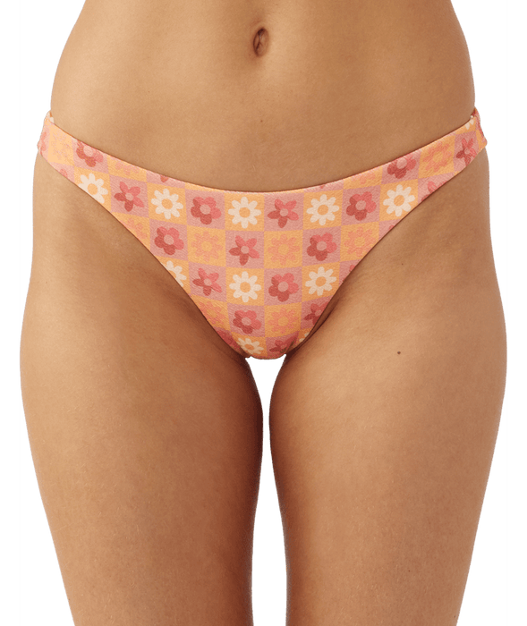 O'Neill Miki Floral Hermosa Bottom-Tawny Orange