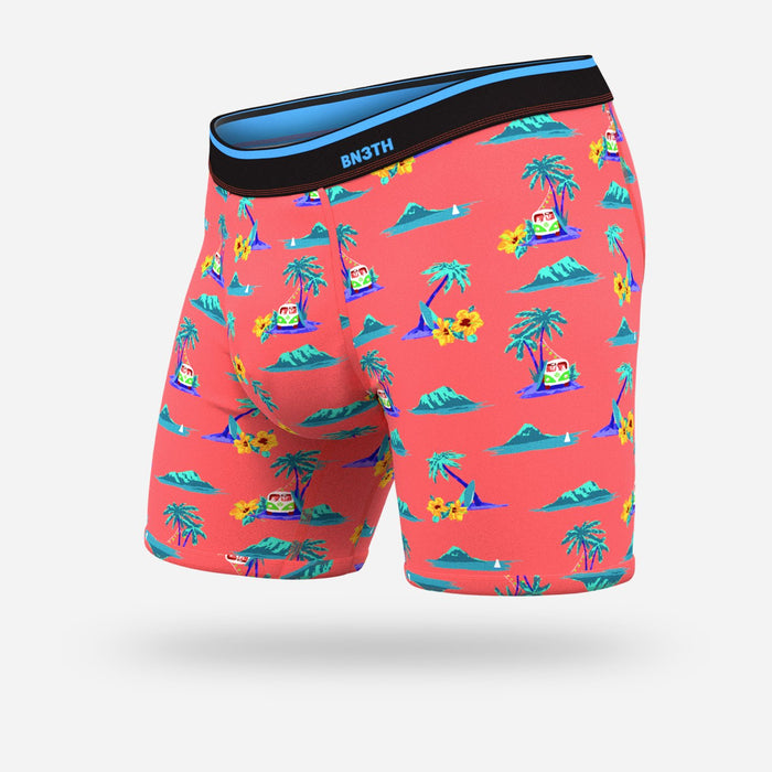 BN3TH Classic Print Boxer Brief-Aloha Coral