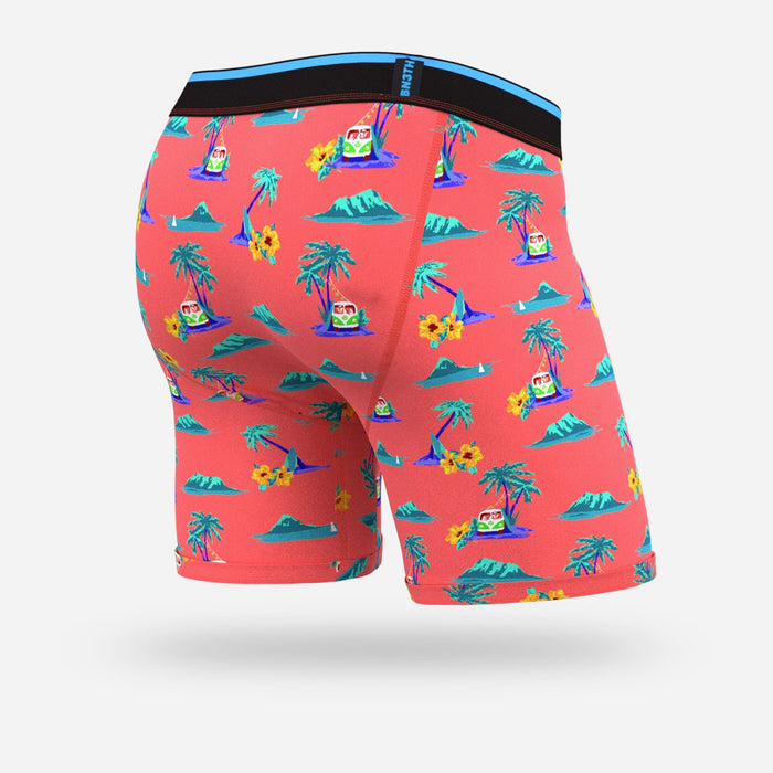 BN3TH Classic Print Boxer Brief-Aloha Coral