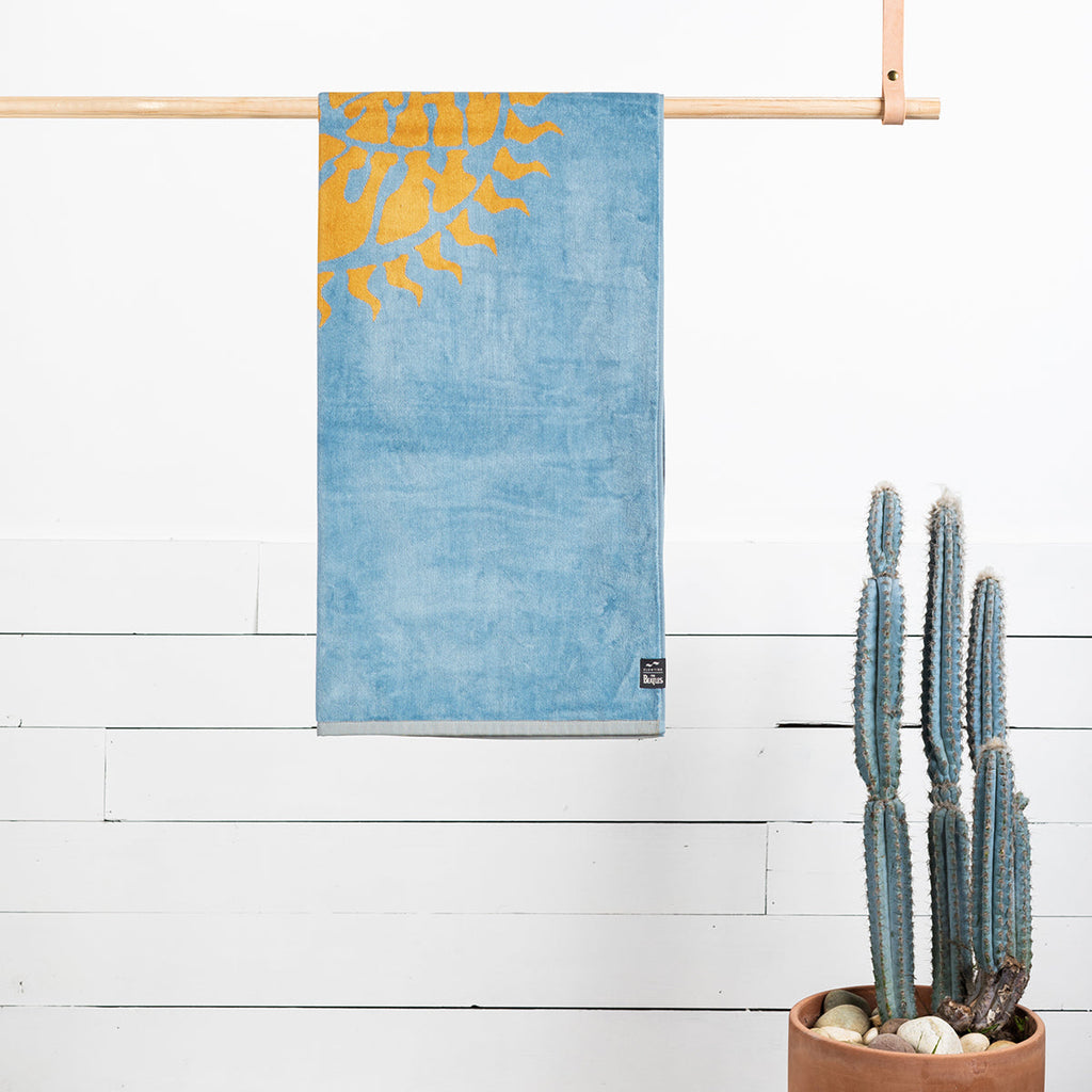Slowtide Here Comes the Sun Towel-Blue
