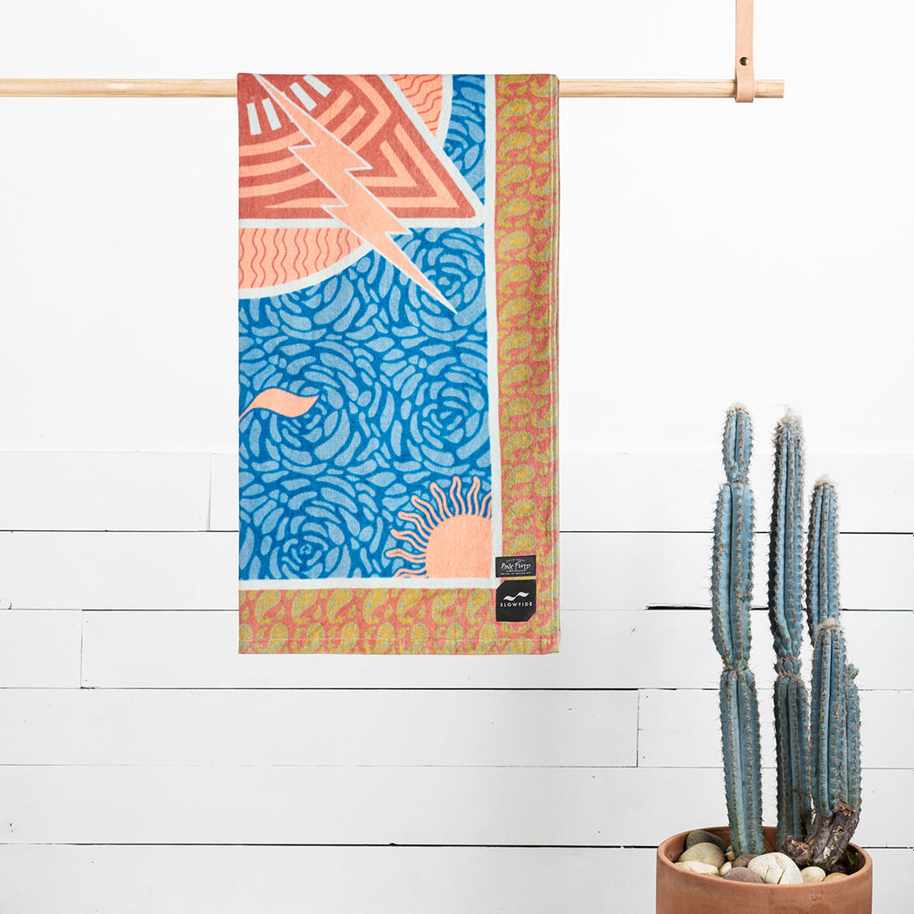 Slowtide The Floyd Towel-Pink