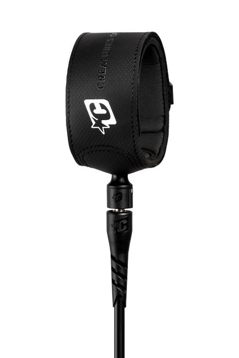 Creatures Superlite Lite Leash-6' x 3/16"-Black