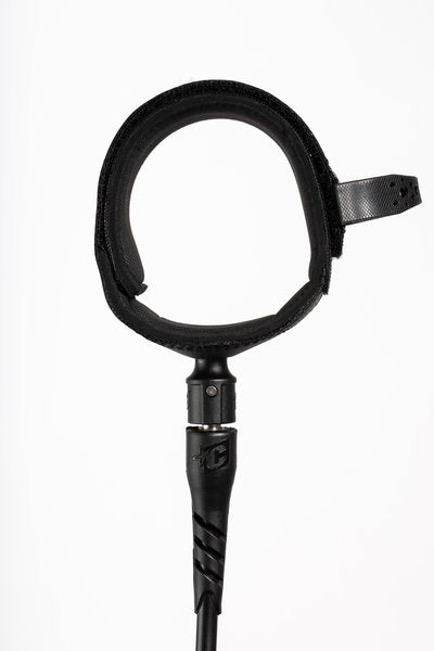 Creatures Superlite Comp Leash-6' x 1/4"-Black/Cyan