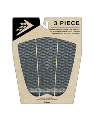 Firewire Machado 3 Piece Arch Traction Pad-Charcoal/Black