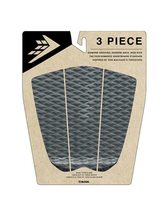 Firewire Machado 3 Piece Arch Traction Pad-Charcoal/Black