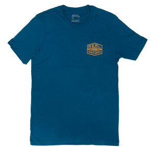 REAL Shred Supply Tee-Deep Teal