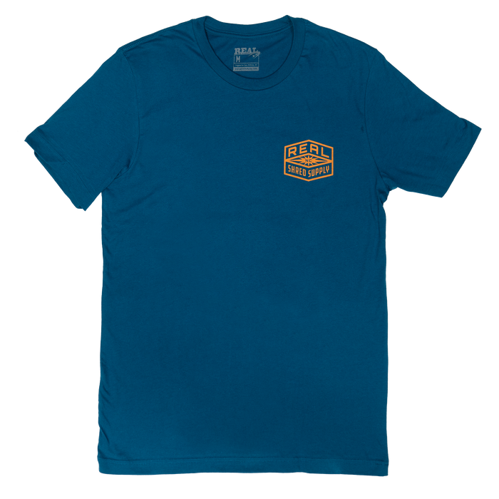 REAL Shred Supply Tee-Deep Teal