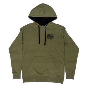 REAL Shred Supply Hooded Sweatshirt-Military Green