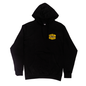 REAL Shred Supply Hooded Sweatshirt-Black