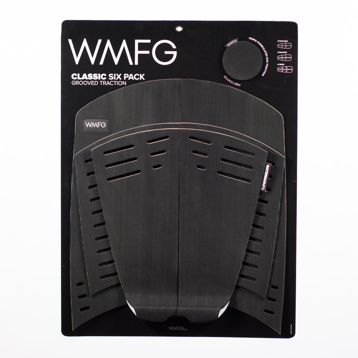 WMFG Classic 3.0 Six Pack Grooved Traction Pad-Black
