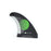 Endorfin Slater KS1 Futures Tri Fin Set-Black/Green-Small