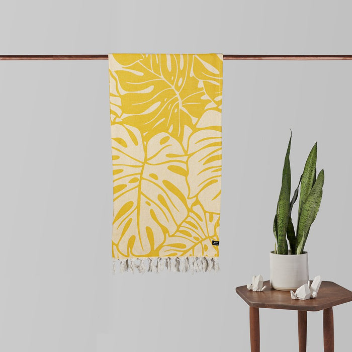 Slowtide Tarovine Towel-Mustard