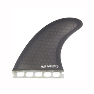 Captain Fin Tyler Warren Quad Fin Set-Black-Medium