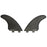 Captain Fin Tyler Warren Twin FCS Fin Set-Black