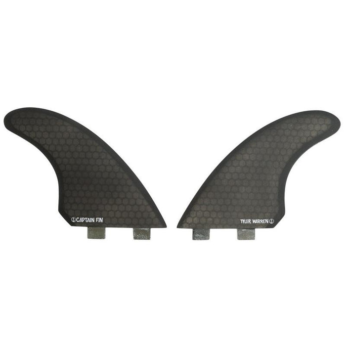 Captain Fin Tyler Warren Twin FCS Fin Set-Black