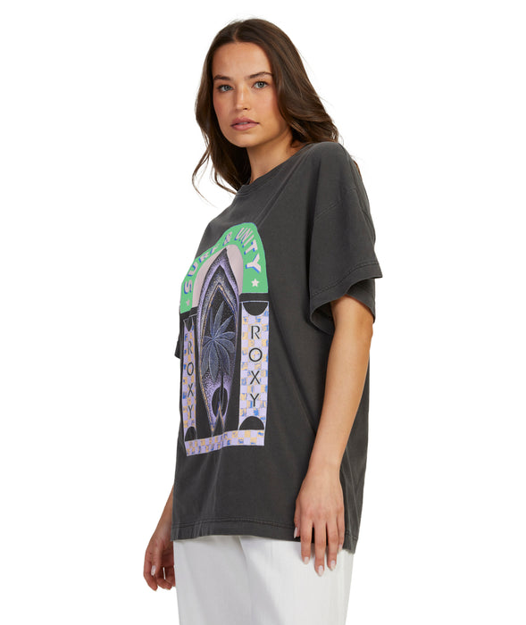 Roxy Sweet Sunshine Tee-Anthracite