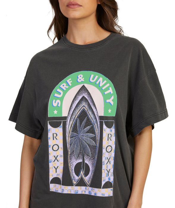 Roxy Sweet Sunshine Tee-Anthracite
