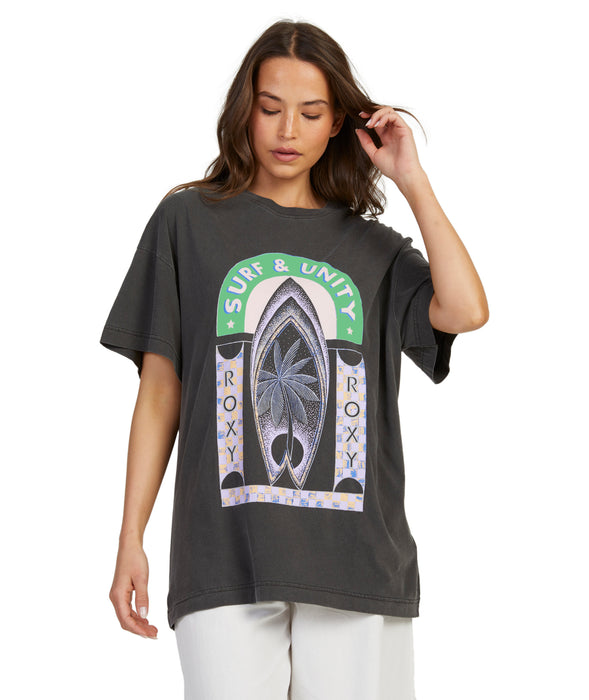 Roxy Sweet Sunshine Tee-Anthracite