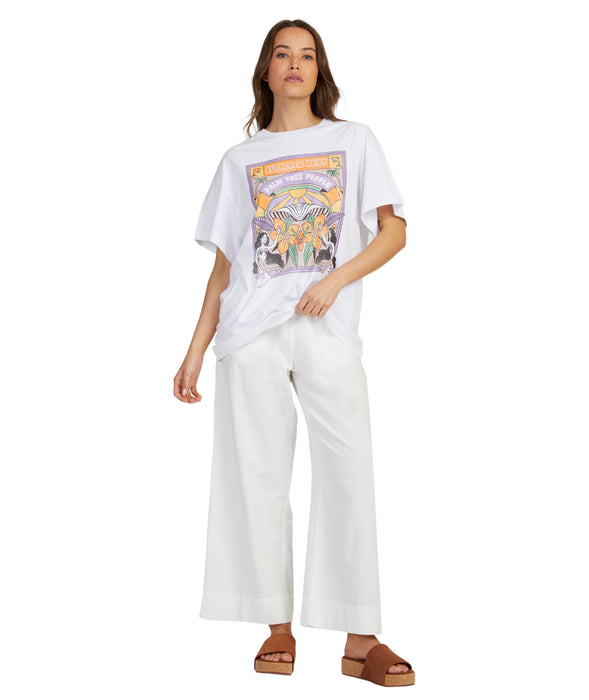 Roxy Sweet Sunshine Tee-Bright White