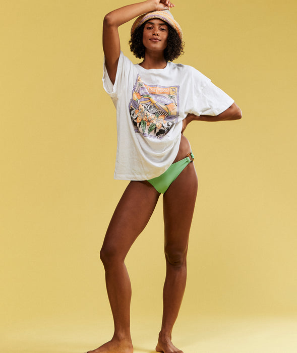 Roxy Sweet Sunshine Tee-Bright White