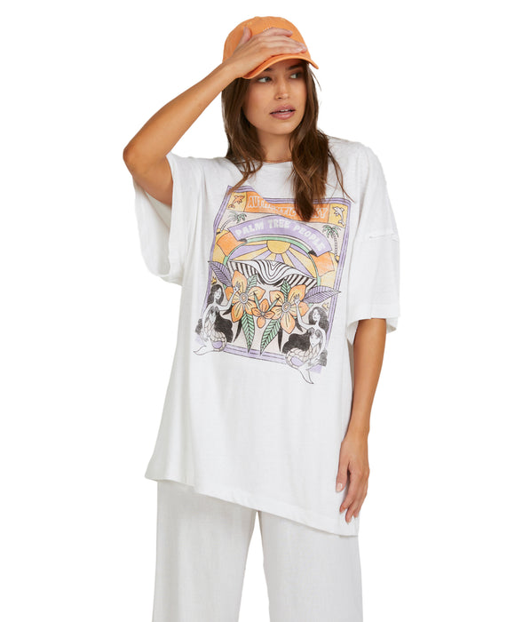 Roxy Sweet Sunshine Tee-Bright White