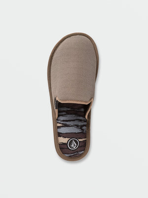 Volcom Stoney Motel Slippers-Khaki— Alternate View
