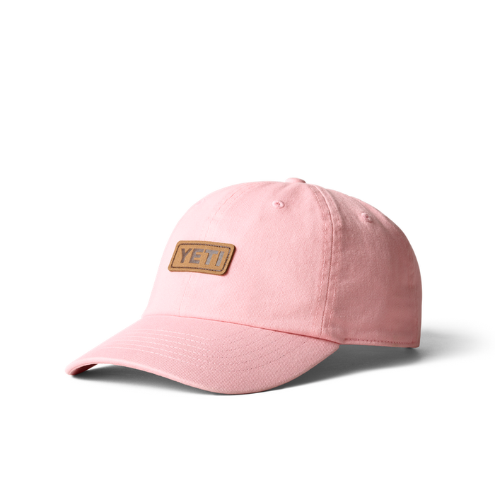 YETI Leather Logo Badge Hat-Light Pink
