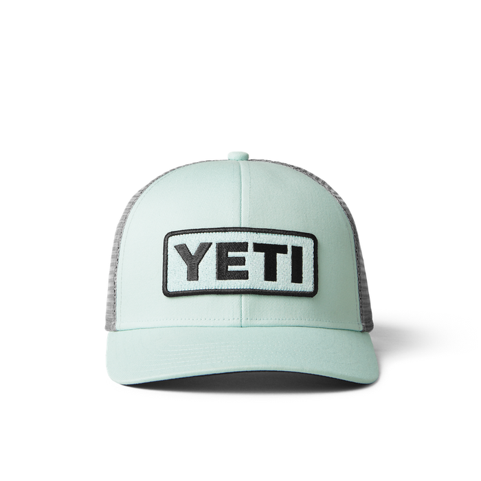 YETI Logo Badge Trucker Hat-Ice Mint
