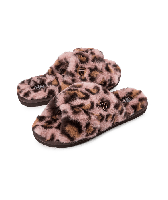 Volcom Lil Slip Slippers-Raisin