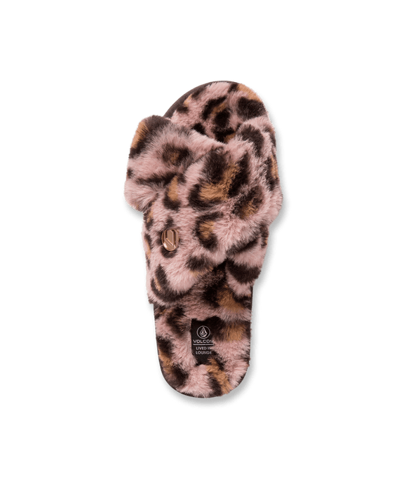 Volcom Lil Slip Slippers-Raisin