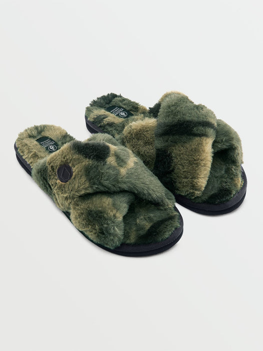 Volcom Lil Slip Slippers-Camouflage