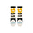 Stance Quiltessential Socks-Off White