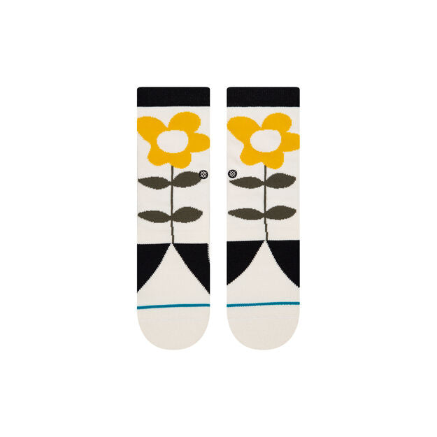 Stance Quiltessential Socks-Off White