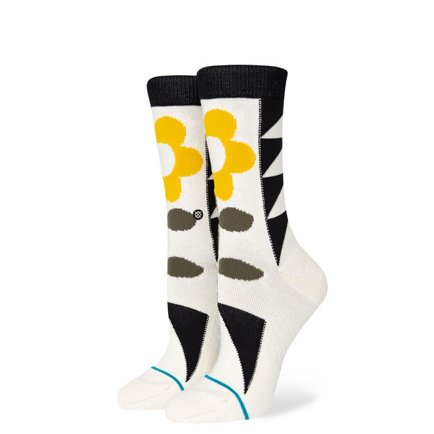 Stance Quiltessential Socks-Off White