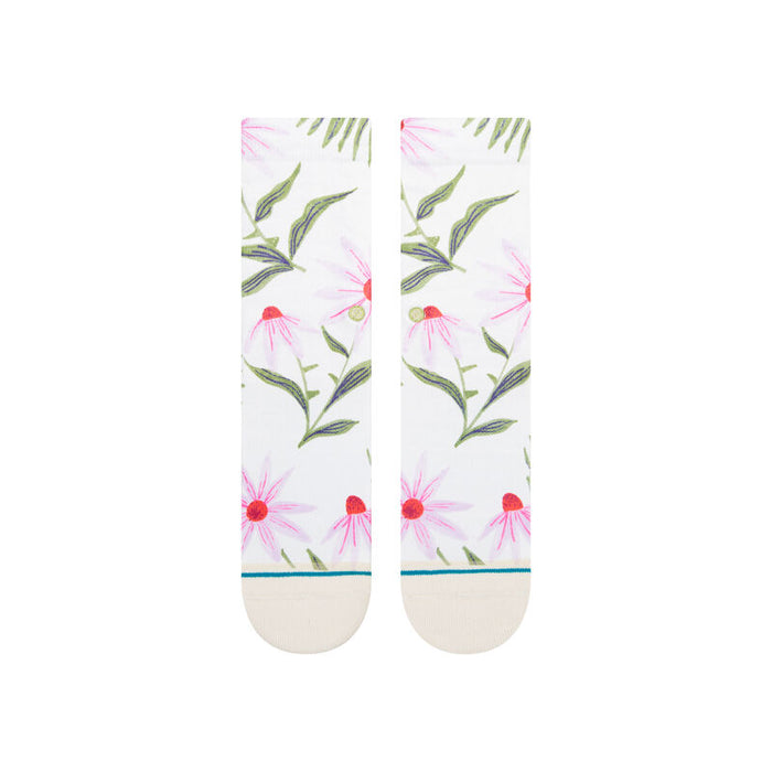 Stance Flaunt Crew Socks-Off White