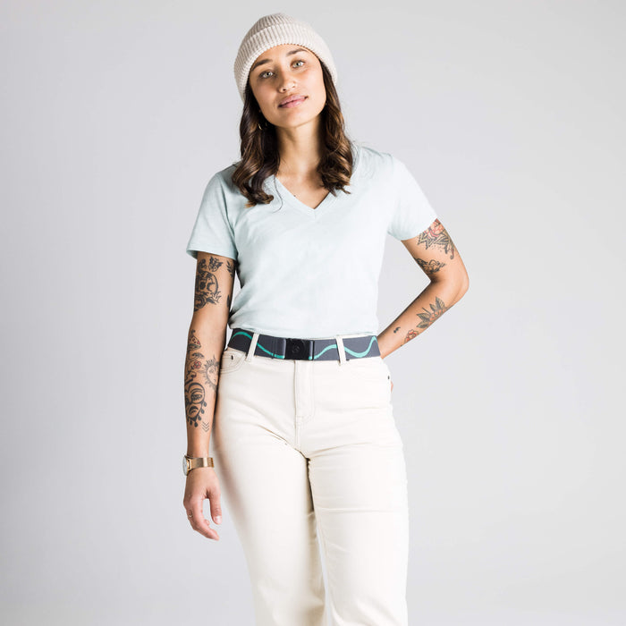 Arcade Wave Belt-Charcoal/Astro