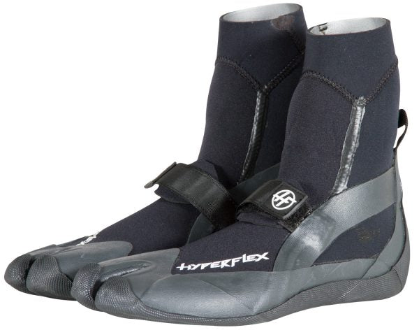 Hyperflex 5mm Pro Split Toe Booties-Black