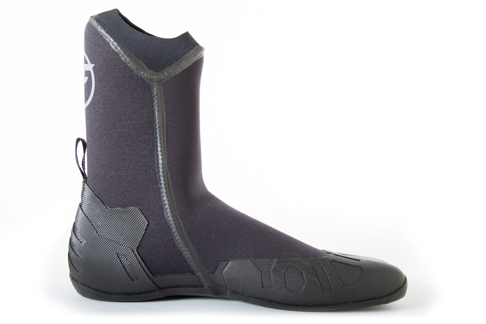 Hyperflex VYRL 3MM Split Toe Booties-Black