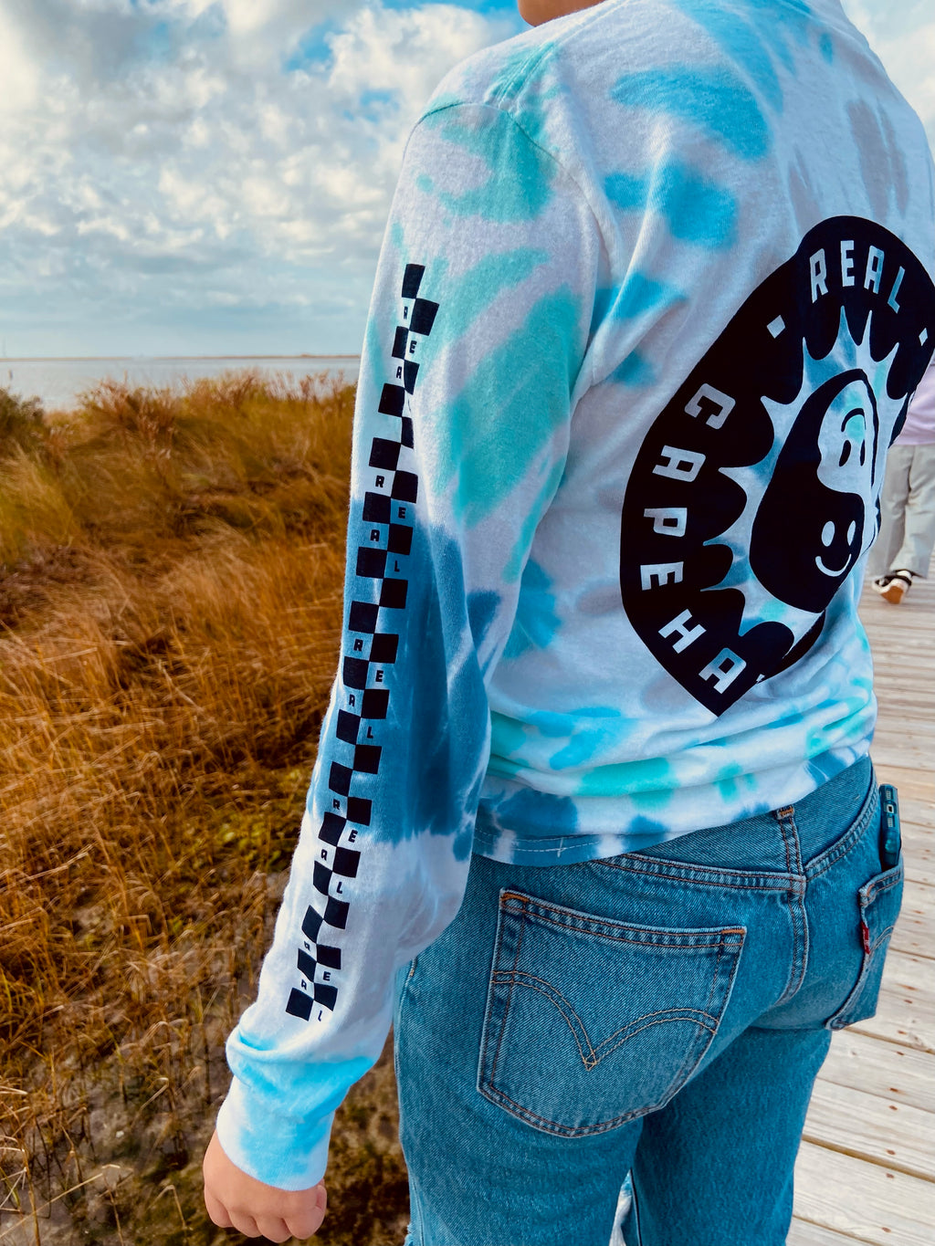 REAL Yin Yang L/S Tee-Glacier