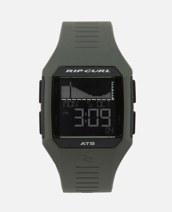 Rip Curl Rifles Midsize Tide Watch Army REAL Watersports