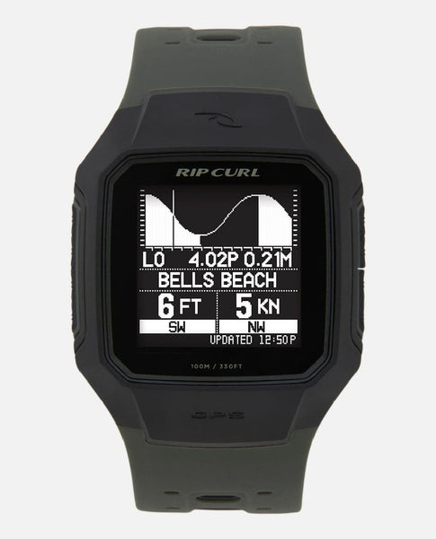 RIP CURL SEARCH GPS2 A1144 GPSサーフウォッチ Rip Curl Search GPS Series 2 Watch-Army — REAL Watersports