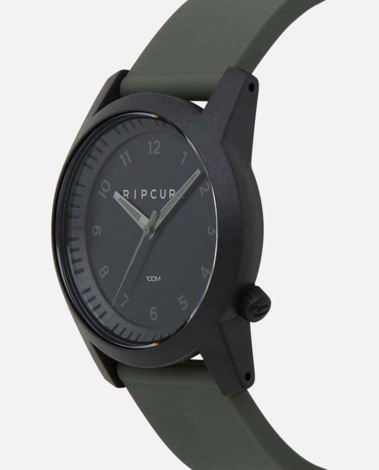 Rip Curl Cambridge Silicone Watch-Army