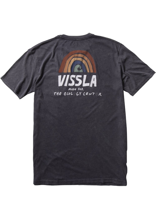 Vissla Ecology Center Rainbow Pocket Tee-Black Tie Dye