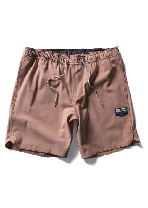 Vissla Solid Sets 17.5" Ecolastic Boardshorts-Clay