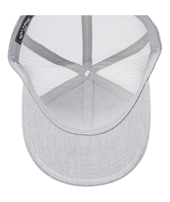 Billabong Walled Boys Trucker Hat-Grey Heather