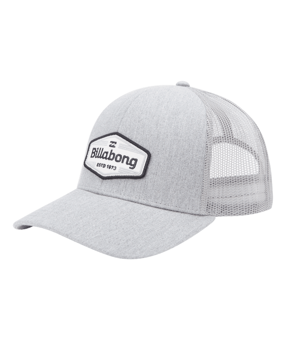 Billabong Walled Boys Trucker Hat-Grey Heather
