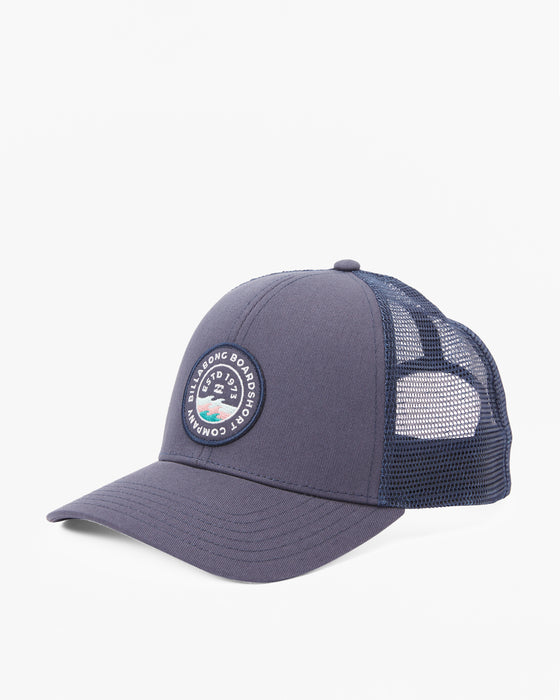 Billabong Youth Walled Trucker Hat-Navy