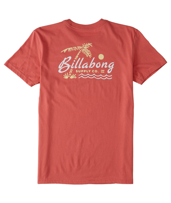 Billabong Social Lounge Boys Tee-Faded Rose