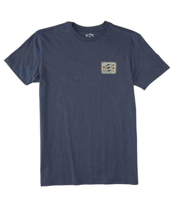 Billabong Boy's Crayon Wave Tee-Navy