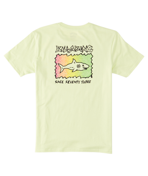 Billabong Boy's Sharky Tee-Light Green
